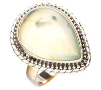 StarGems® Rame Turchese Anello fatto a mano in argento sterling 925 12 1/8 E7481