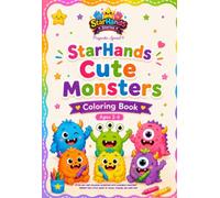StarHands Cute Monsters Coloring Book: A fun and cosy coloring adventure with adorable Monsters!