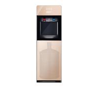 STARHMLUX Distributore Acqua Fredda e Calda - Erogatore d'Acqua per Ufficio e Casa con Sistema a Caricamento Inferiore per Bottiglie 18.9L (5 Galloni) - Dispenser Verticale con Sicurezza Bambini Gold