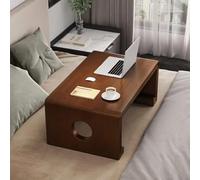 STARHMLUX Japanese Coffee Tables, Low Floor Tea Table Wood for Sitting on The Floor Multifunctional Design for Living Room Tatami Tea Room Dining Bedroom Walnut 60x40x30cm