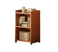 STARHMLUX Tier Bookcase Modern Style Tall Bookcase Floor Storage Shelf Open Storage Cabinet for Living Room Study Bedroom Office Brown-3F 40cm
