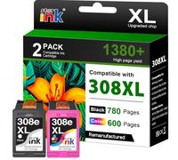 Starink 308XL Compatibile con Cartucce HP 308 XL Envy 6132e 6120e 6100e