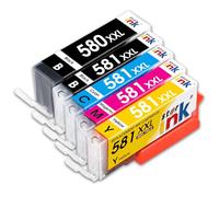 starink PGI-580XXL CLI-581XXL Sostituzione per Cartucce Canon 580 581 XXL Compatibile per Pixma TR8550 TR7550 TS6150 TS6250 TS705 TS9550 (5 Confezione)