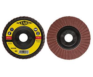 Stark Disco Abrasivo A Lamelle 115 X 22 Mm Grana 40 Ossido Di Alluminio 10 Pezzi