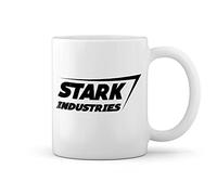 Stark Industries Iron Man Avenger Bianco tazza di caffè Mug