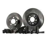 STARK Kit Dischi E Pastiglie Freno Anteriore Posteriore per VW Golf IV Hatchback