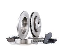 STARK Kit Dischi E Pastiglie Freno Posteriore Anteriore per SMART FORFOUR (454)