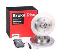 STARK Kit Dischi E Pastiglie Freno Posteriore per VW Golf IV Hatchback (1J1)