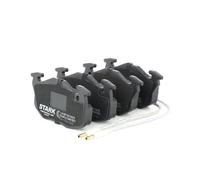 STARK Kit pastiglie freni Anteriore per RENAULT CLIO I (B/C57, 5/357) 21 (B48)
