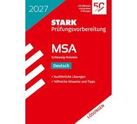 STARK Lösungen zu Deutsch - MSA 2027 Schleswig-Holstein - Prüfungsvorbereitung