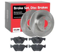 STARK SKBK-10990496 Set d'assale Kit dischi e pastiglie Anteriore con clip pistone per BMW 3 Sedan (E90)