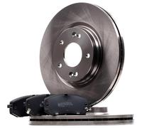 STARK SKBK-10990944 Kit dischi e pastiglie Assale anteriore senza mozzo portaruota senza cuscinetto ruota senza bullone fissaggio ruota ventilazione interna