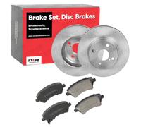 STARK SKBK-10991283 Set d'assale Kit dischi e pastiglie Anteriore con lamierino anticigolío per TOYOTA COROLLA (ZZE12, NDE12, ZDE12)