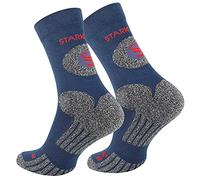 STARK SOUL Calze da trekking per uomo e donna, Blu marino, 39-42