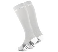 STARK SOUL COMPRESSoxx - Calzini sportivi a compressione unisex per corsa, fitness e viaggi, grigio chiaro, 43-46