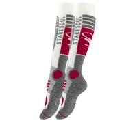 Stark Soul Gambaletto pietra / rosso acceso / bianco lana Donna Stark Soul 35-38