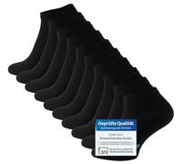 STARK SOUL Sneaker Socken Calzini, 10 Paia-Nero, 39-42 Uomo