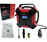 StarkeAGB 12 V compressore d'aria automatico digitale per gonfiatore di pneumatici, compatto e portatile, gonfiaggio di pneumatici per auto/biciclette, letto d'aria, LCD manometro 11 bar 160 PSI