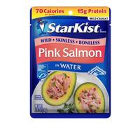 StarKist Salmone rosa senza pelle e disossato in acqua, sacchetto da 2 once