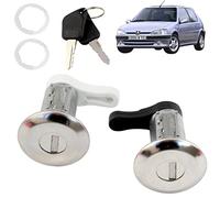 STARKIT PERFORMANCE 2 serrature portiera compatibili per Peugeot 106 (SOLO 3 porte) (1991-2003) anteriore sinistro e destro | Barilotto portiera con chiavi duplicate | 9170G1