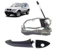 STARKIT PERFORMANCE Meccanismo completo + Maniglia porta esterna per BMW X5 E53 (1999-2006) anteriore sinistra (lato guida)| 51218243615| 51218243617