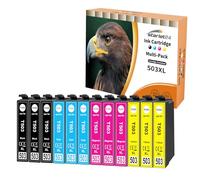 Starlet24 12x 503XL Multipack compatibili con Epson 503XL cartucce per Expression Home XP-5200 XP-5205 Workforce WF-2960 WF-2965 WF-2960DWF WF-2965DWF