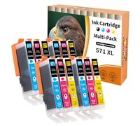 Starlet24 12x 571XL Cartucce d'inchiostro per Canon CLI-571 XL
