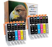 Starlet24 12x Cartucce Compatibili con Canon PGI-550 CLI-551 550XL 551XL