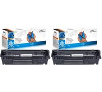 Starlet24 1x 12A Toner Compatibili per HP 12A Q2612A (Confezione da 2)
