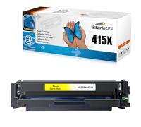 Starlet24 1x 415X Toner Giallo Compatibile con HP 415X Giallo W2032X con Chip di Ricambio per Laserjet Pro MFP M479fdw M479fdn M479fdw M454dw M454dn