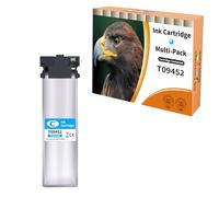 Starlet24 1x T9452 Cartucce d'inchiostro compatibili con Epson T9452 C13T945240 Ciano per Workforce Pro WF-C5710 WF-C5790 WF-C5210 WF-C5290 WF-C5710DWF WF-C5790DWF WF-C5210DW