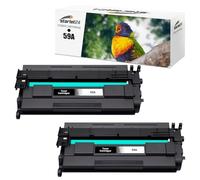Starlet24 2x 59A Toner Nero Compatibile per HP 59A 59X CF259A CF259X con Chip per Laserjet Pro M404dw M404dn M404n M304a MFP M428dw M428fdw M428fdn Enterprise M430f MFP M406dn