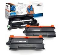 Starlet24 2x Toner +1x Tamburo Compatibile per Brother TN2220 DR2200