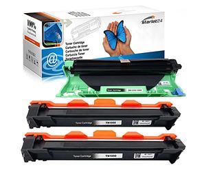 Starlet24 2x Toner + 1x Tamburo Compatibili per Brother TN1050 DR1050