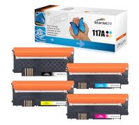 Starlet24 4x 117A Toner Compatibile con HP 117A W2070A W2071A W2072A W2073