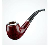 Starlet24 Pipa per Tabacco Pipe da Tabacco Classica per Fumatori, Pipa in Stile Antico con Aspetto in Legno, Adatta anche per Fasching, Feste a Tema, Teatro e Molte Altre Occasioni.