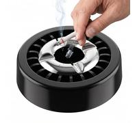 Starlet24® Posacenere Antivento per Esterni - Posacenere Piatto Rotondo Stabile Spegnitore, Posacenere da Tavolo per Balcone Terrazza Giardino Campeggio