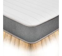 Starlight Beds Materasso in memory foam, 80 x 200 cm, con molle profonde da 22,9 cm, con lussuoso tessuto a maglia jersey e bordo grigio (80 cm x 200 cm)