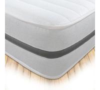 Starlight Beds Starlight 10 Materasso, Materiali regolamentati Resistenti al Fuoco, Bianco, 2ft6 Small Single Mattress (75cm x 190cm)