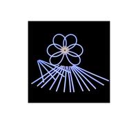 Starlight Con Connettori per feste e per Carnevale 200mm x 5mm 100 pz - Bianchi