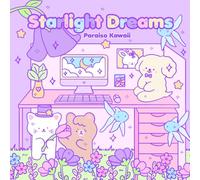 Starlight Dreams: Coloring Book for Teens and Adults with Cozy and Cute Animals for Relaxation.