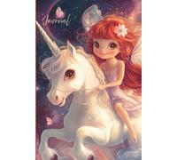 Starlight Ride Journal: A Magical Notebook Featuring a Smiling Red-Haired Angelic Fairy with Glowing Butterfly Wings Riding a White Unicorn in a ... for Writing, Drawing, and Dreamy Inspiration