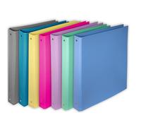 STARLINE - 1410412 ASSORTIS - Raccoglitore KingBright - 22 x 30 cm - 4 anelli a R 30 mm - rivestito in PP - colori assortiti - Starline - STL7040 - Conf. da 24 Pz. - 1410412 ASSORTIS