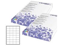 STARLINE etichetta adesiva bianca STL3053, 70x25mm, 36 et/fg, confezione 100 fogli
