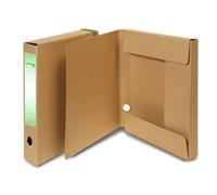 STARLINE - FMCXCPECO04ELP - Cartella progetto con elastico - cartone FSC - dorso 4 cm - 25 x 35 cm - avana - Starline - STL6101 - Conf. da 1 Pz. - FMCXCPECO04ELP