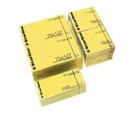STARLINE - Q900053-12 - Blocchetto biglietti adesivi - giallo - 75 x 125mm - 70gr - 100 fogli - Starline - STL2529 - Conf. da 12 Pz. - Q900053-12