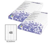 Starline Stl3051 Etichetta Adesiva Bianca, 52.5 x 25 mm