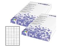 STARLINE STL3054 etichetta adesiva bianca 70x35mm, 24 et/fg, confezione 100 pezzi