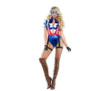 Starline Women's Captain USA Fancy dress costume Large