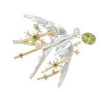Starling - Spilla da donna a forma di rondine, in lega robusta, perfetta per l'uso quotidiano e occasioni speciali, elegante spilla per abiti